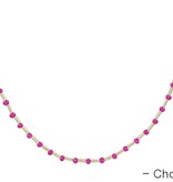 Meghan Browne Style Hot Pink Erin Necklace