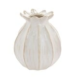 FLEURISH White Rosemead Vase