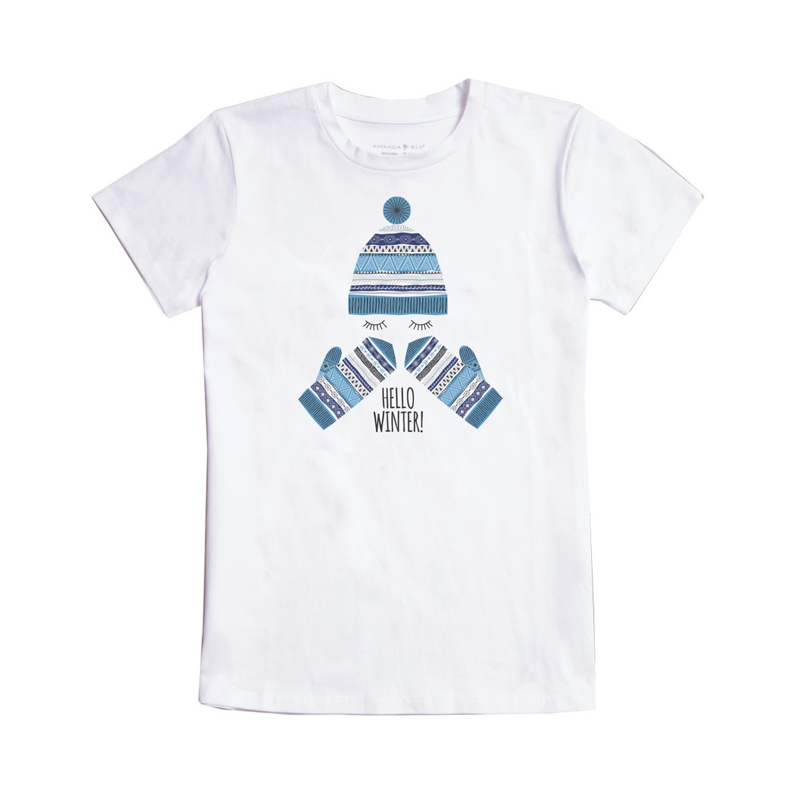 Amanda Blu Hello Winter White Ladies Top