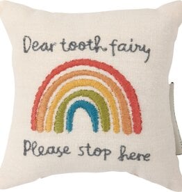 FLEURISH Rainbow Tooth Fairy Pillow