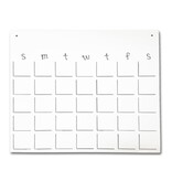Roeda Studio Calendar Monthly Dry Erase - 19"h x 22"w