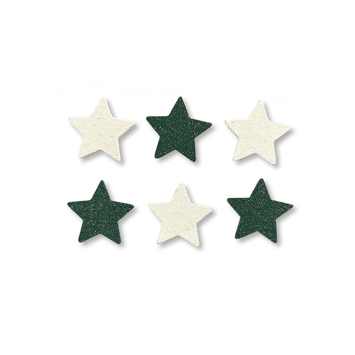 Roeda Studio Collegiate Star Magnets S/6 Green/White