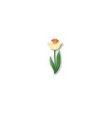 Roeda Studio Daffodil Stem Magnet, Open Stock, Spring Decor