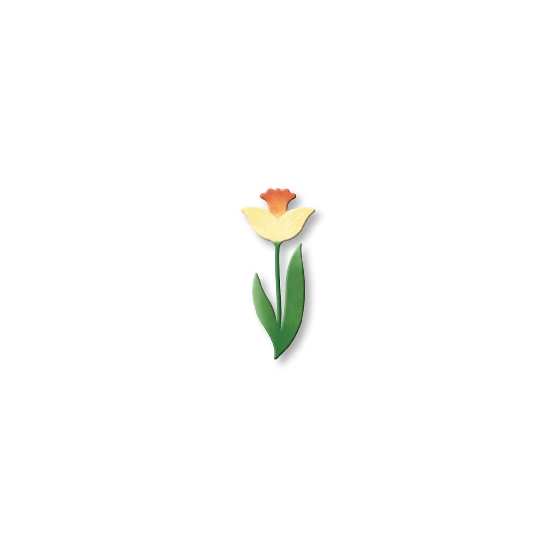 Roeda Studio Daffodil Stem Magnet, Open Stock, Spring Decor