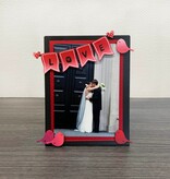 Roeda Studio Easel Bent w/ Straight Edge - Black