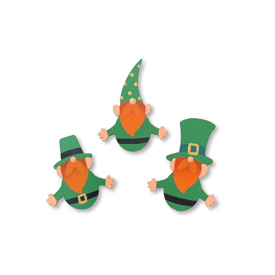 Roeda Studio Leprechaun Gnome Magnets S/3