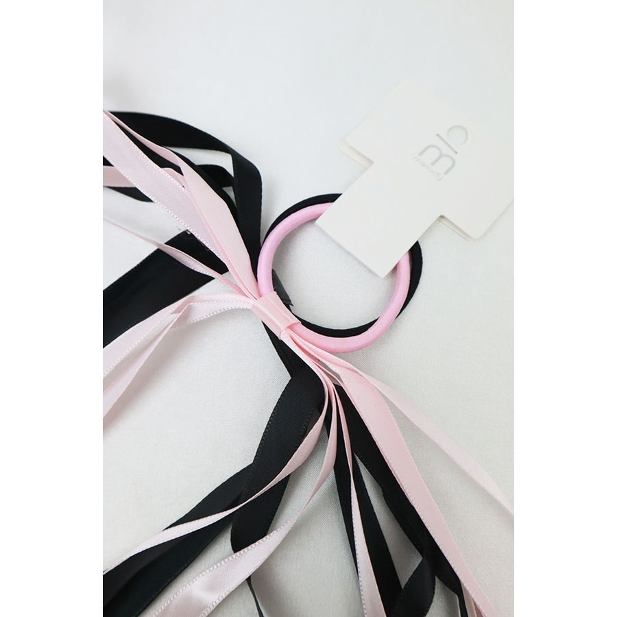 FLEURISH Double Ribbon Bow Hair Ties (various)