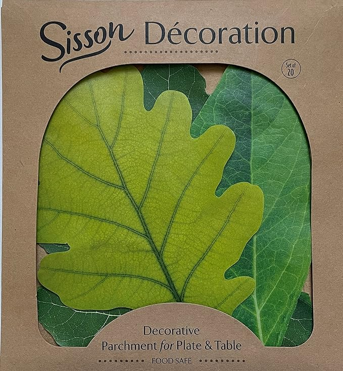 Sisson Distribution, LLC Cheese Paper Parchment Leaves: Spring