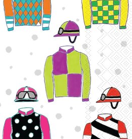 Boston International Jockey Silks Kentucky Derby Paper Guest Towels