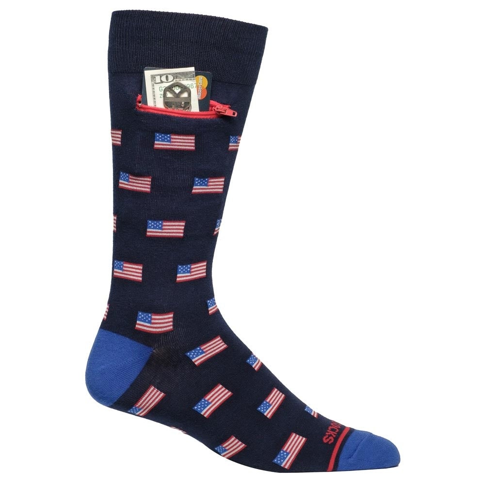 USA Mens Pocket Socks