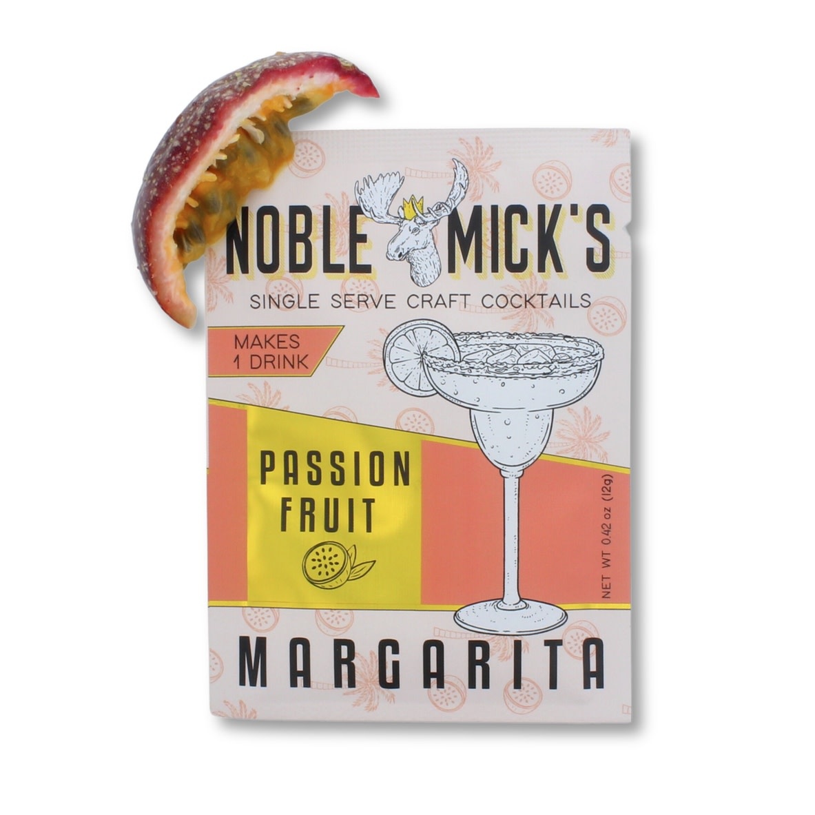 Noble Mick's Passion Fruit Margarita Single Serve Craft Cocktail