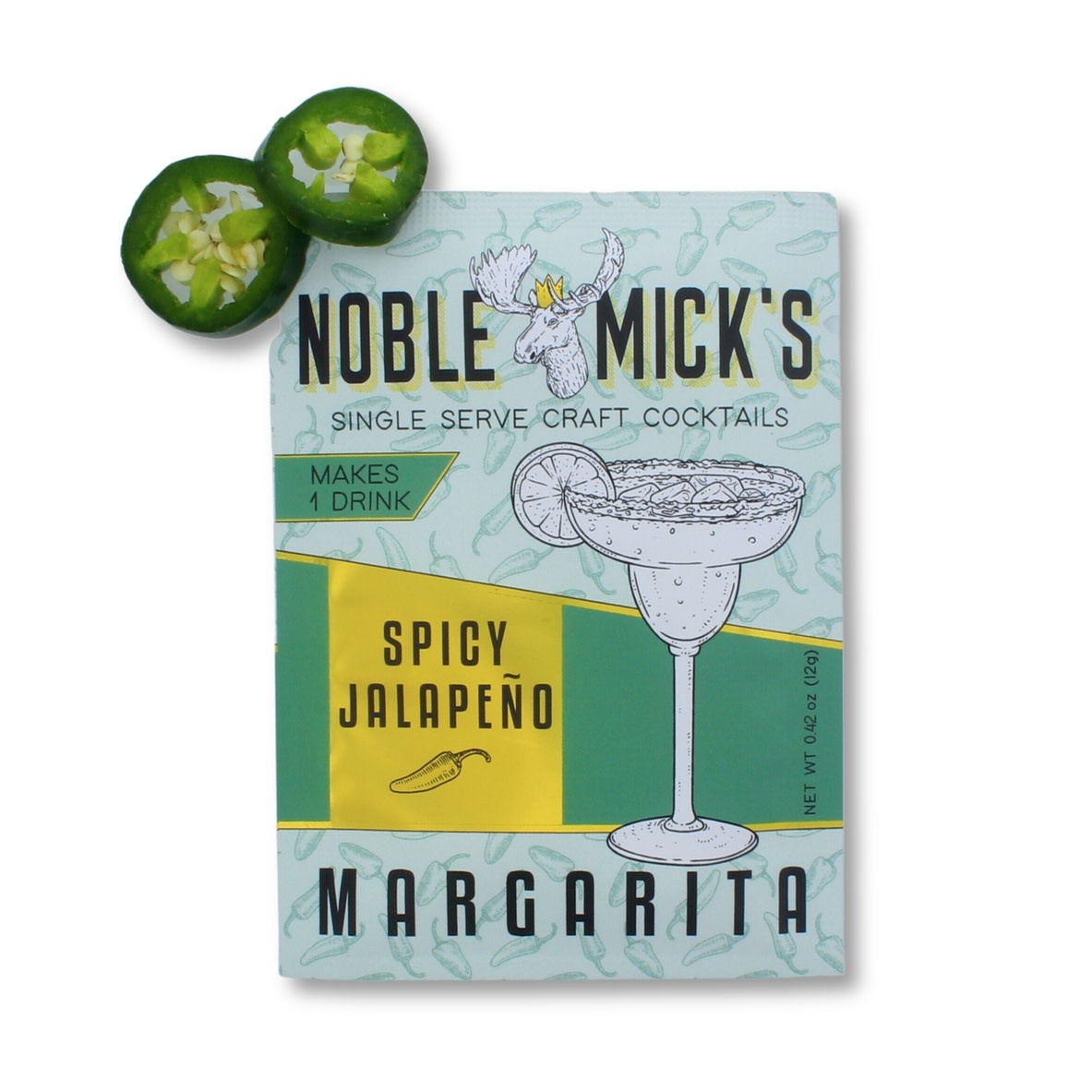 Noble Mick's Spicy Jalapeno Margarita Single Serve Craft Cocktail