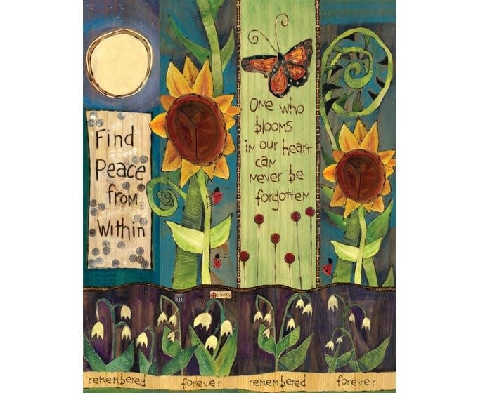 Studio M Studio M - Find Peace 20" Art Pole