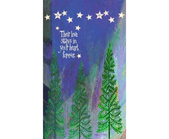 Studio M Studio M - Love Stays Forever 13" Mini Art Pole