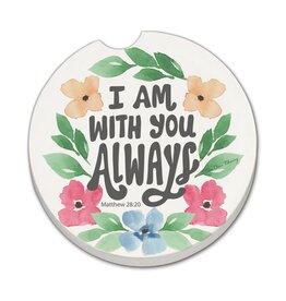 CounterArt and Highland Home "Always with You" Stone Car Coaster