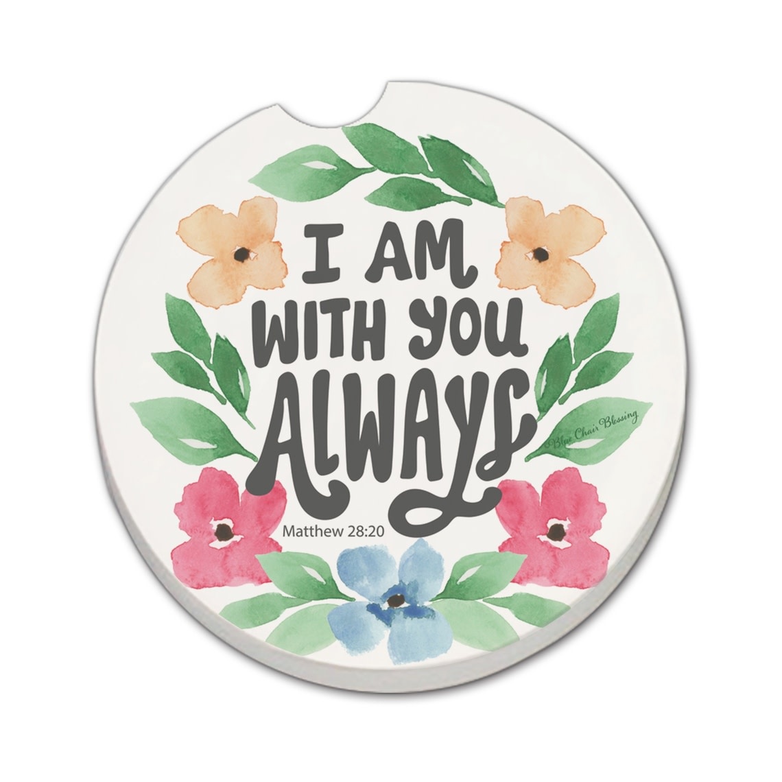 CounterArt and Highland Home "Always with You" Stone Car Coaster