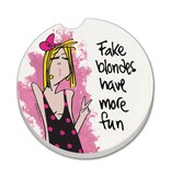CounterArt and Highland Home "Fake Blondes" Stone Car Coaster
