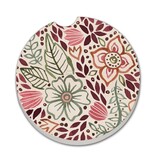 CounterArt and Highland Home "Floralscape" Stone Car Coaster