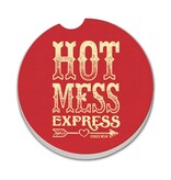 CounterArt and Highland Home "Hot Mess Express" Stone Car Coaster