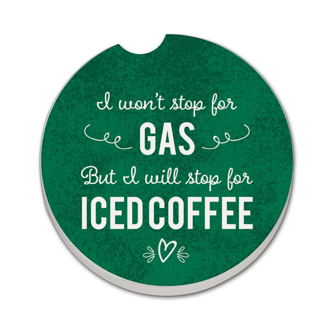 CounterArt and Highland Home "Iced Coffee" Stone Car Coaster