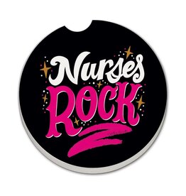 CounterArt and Highland Home "Nurses Rock" Stone Car Coaster