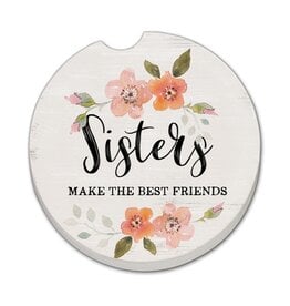 CounterArt and Highland Home "Sisters" Stone Car Coaster