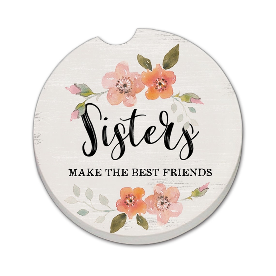 CounterArt and Highland Home "Sisters" Stone Car Coaster