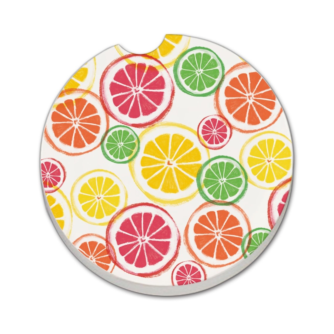 CounterArt and Highland Home "Slices of Summer" Stone Car Coaster