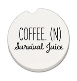 CounterArt and Highland Home "Survival Juice" Stone Car Coaster