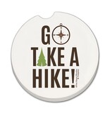CounterArt and Highland Home "Take A Hike" Stone Car Coaster