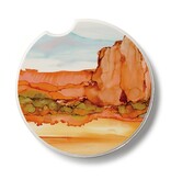 CounterArt and Highland Home Thirstystone "Desertscape" Absorbent Stone Car Coaster
