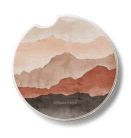 CounterArt and Highland Home Thirstystone "Terracotta Hills" Absorbent Stone Car Coaster