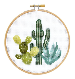 Desert Cacti Cross Stitch Kit