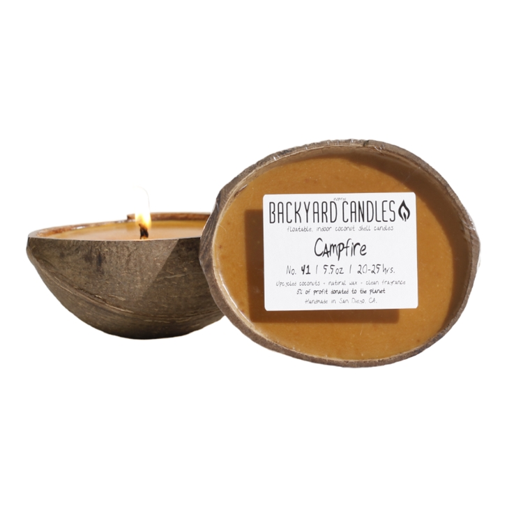 No. 41 Campfire Coconut Shell Candle