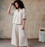 Cobblestone Living Washed Sand Arianna Linen Top