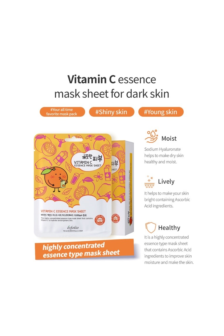 Esfolio Vitamin C Sheet Masks