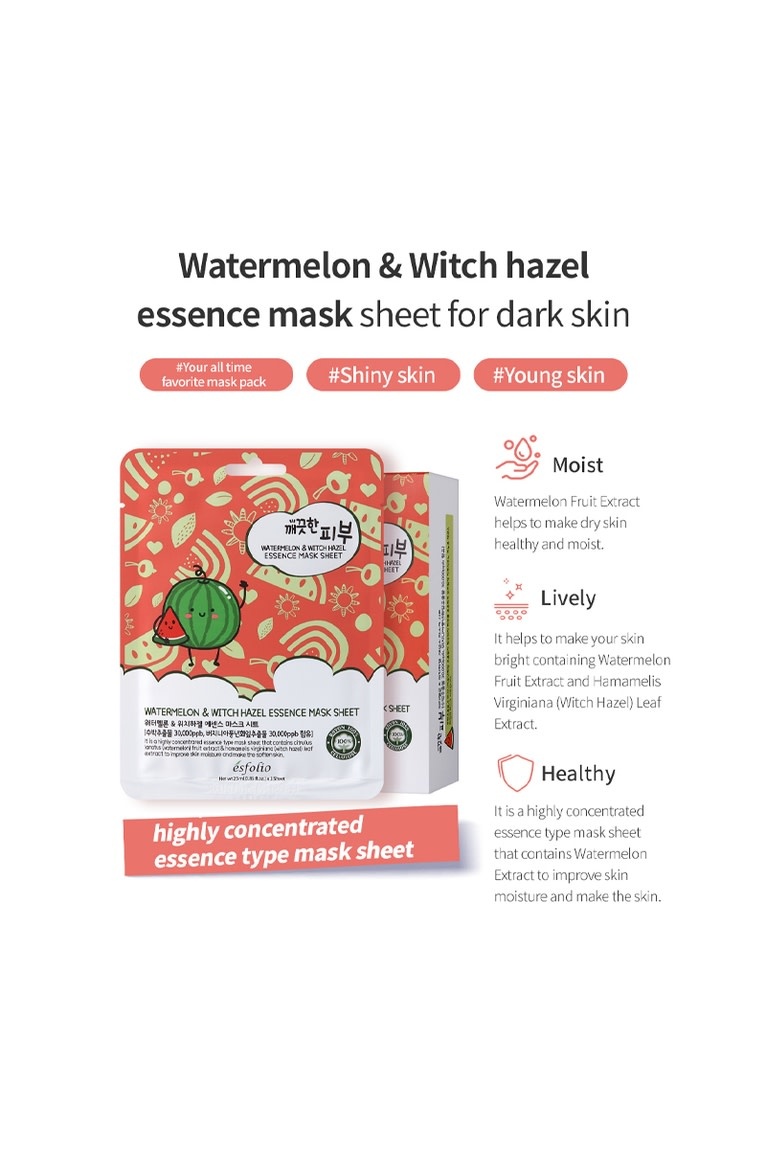 Esfolio Watermelon Sheet Masks