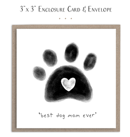 Susan Case Designs Best Dog Mom Mini Card
