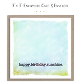 Susan Case Designs Happy Birthday Sunshine Mini Card