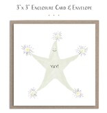 Susan Case Designs Yay Starfish Sparkler Mini Card