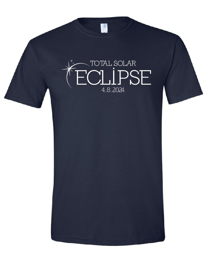 FLEURISH Navy Solar Eclipse T-Shirt