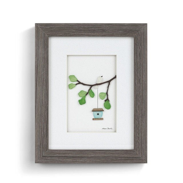 Sharon Nowlan Summer Scene Pebble  Art 8x10