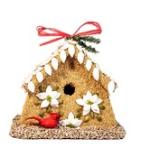Mr. Bird Poinsettia Bird Seed House