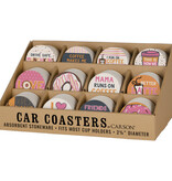 FLEURISH Donuts Car Coaster (various)