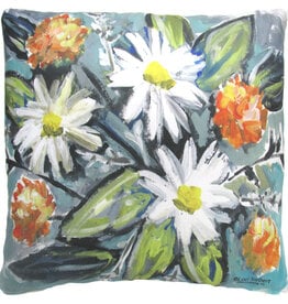 FLEURISH Floral Impressions Outdoor Pillow 18x18
