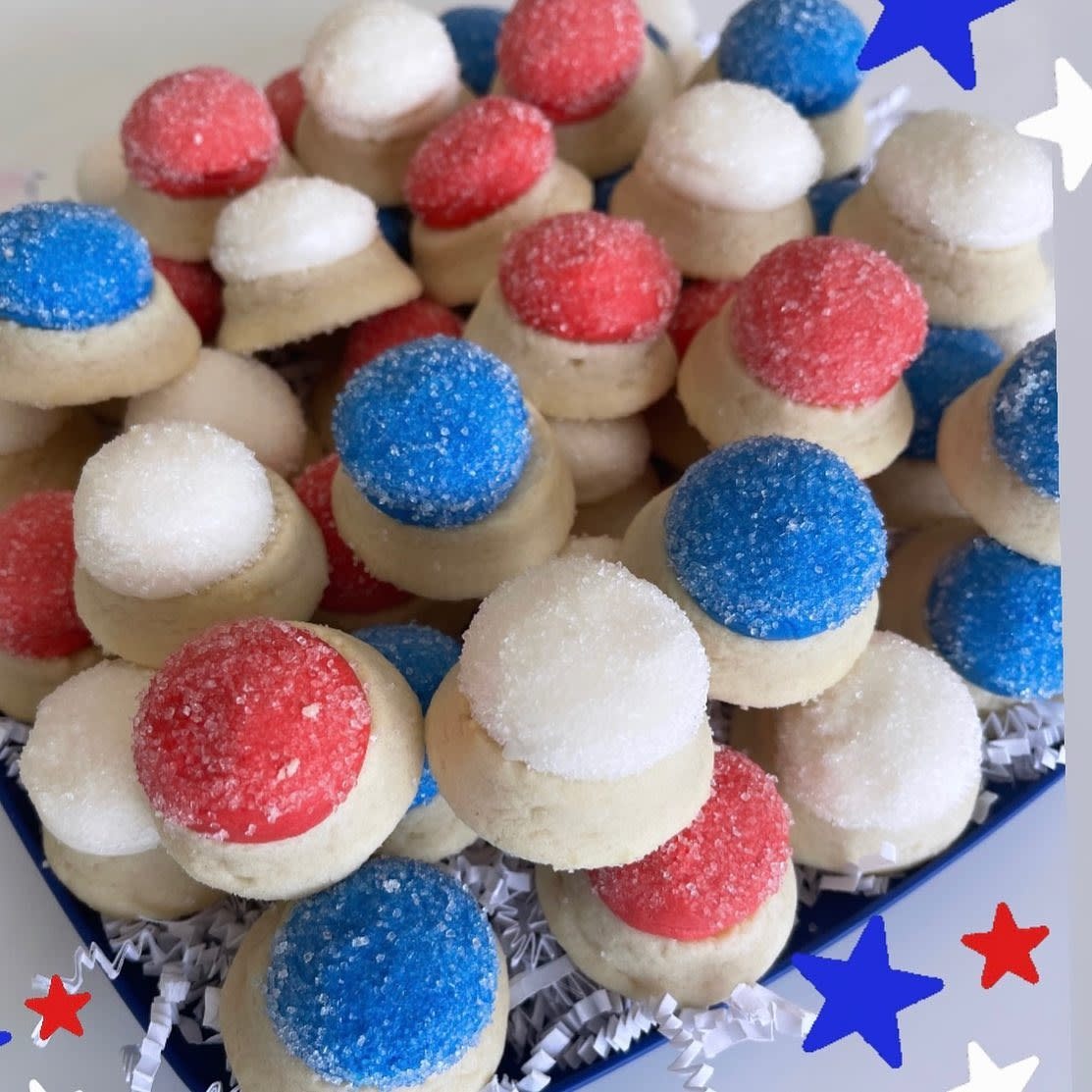 Original Bursts by Firecracker Bakery (bag of 6 cookies--colors will vary by season)