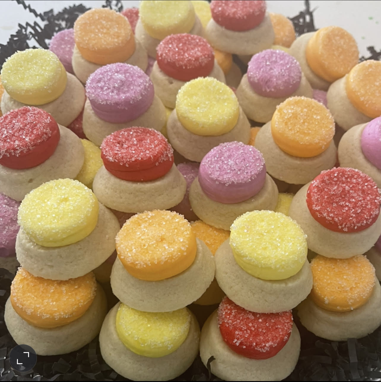 Original Bursts by Firecracker Bakery (bag of 6 cookies--colors will vary by season)