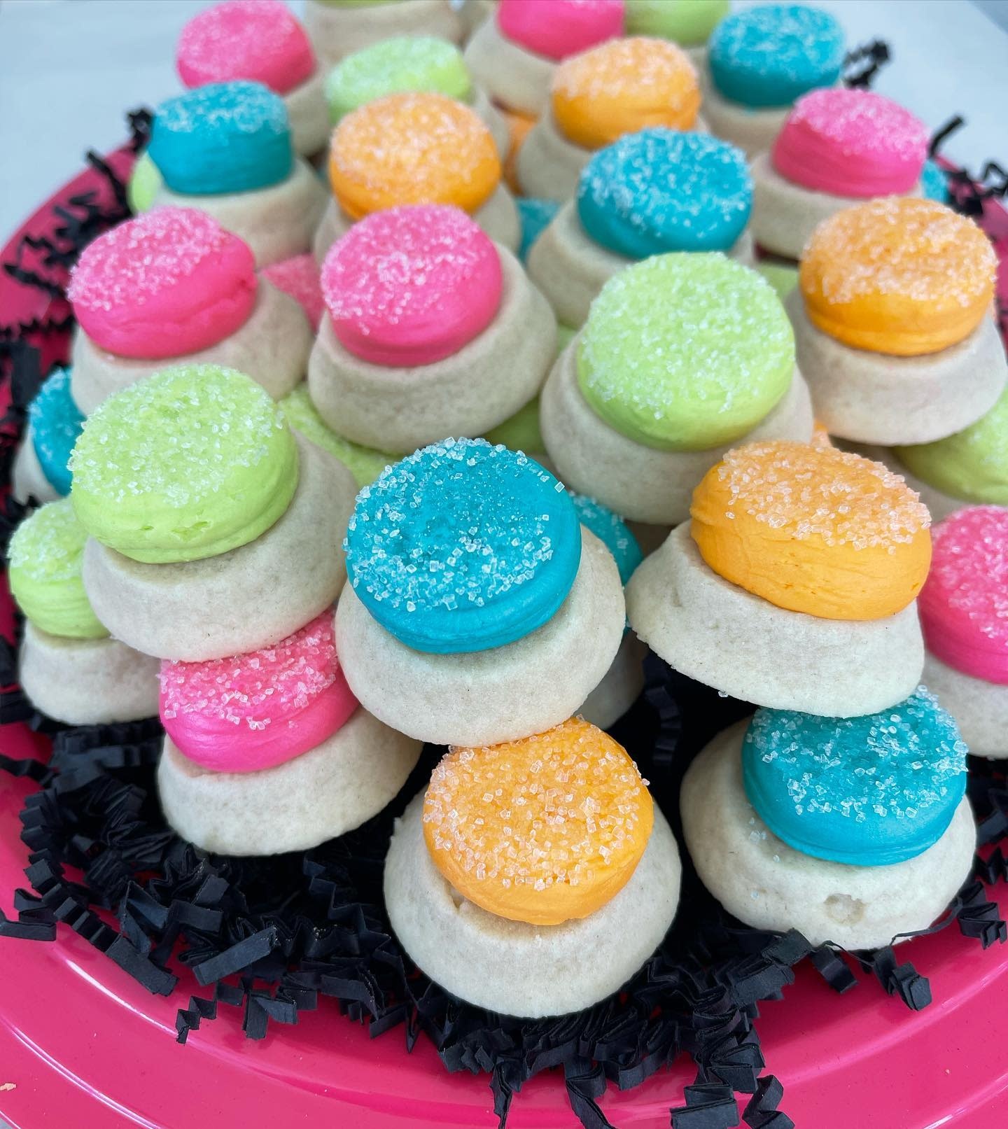 Original Bursts by Firecracker Bakery (bag of 6 cookies--colors will vary by season)