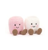 Jellycat Amuseables Pink and White Marshmallows Pair