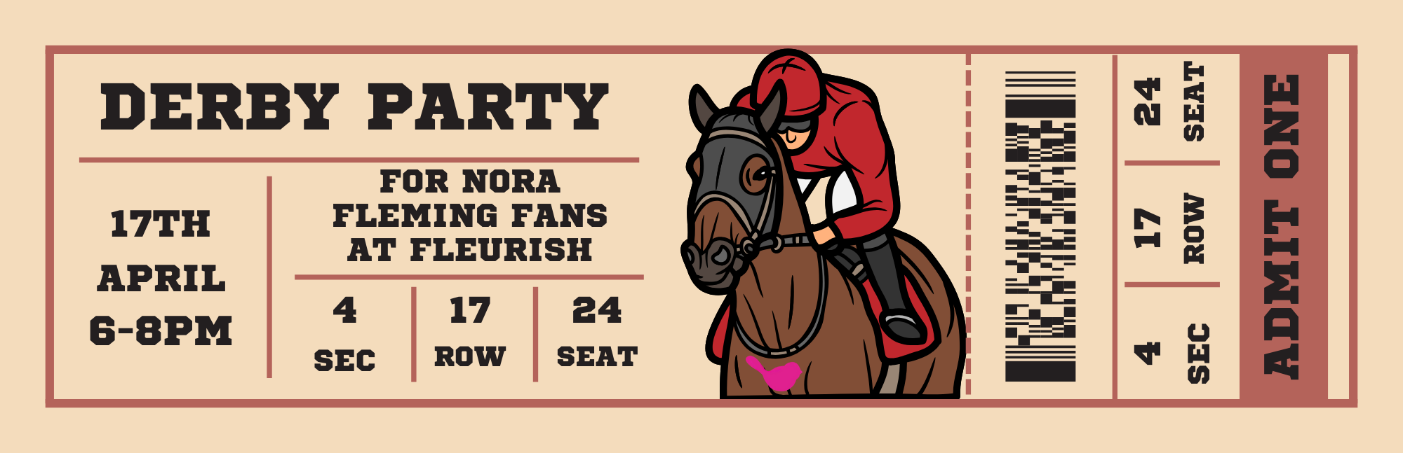 nora fleming SPRINGBORO: Nora Fleming Derby Party Ticket (April 17, 2024)